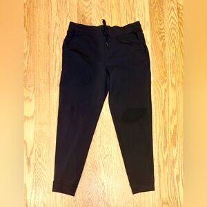 32 Degrees Heat Black Joggers Tech Fleece Lined - Medium